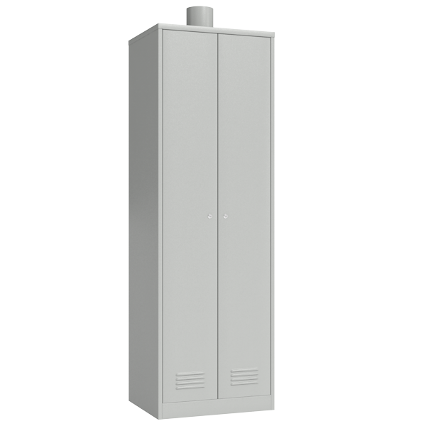 Металлический раздевальный шкаф с вентиляцией артикул 22743