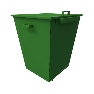 Металлические мусорные контейнеры для ТБО на 750 литров