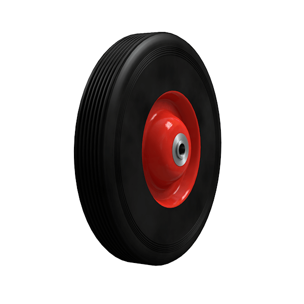 колесо с литой резиной 250 мм фото