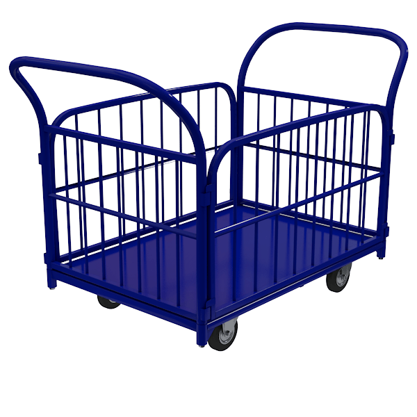 тележка платформенная с трубчатыми бортами тб 8 фото