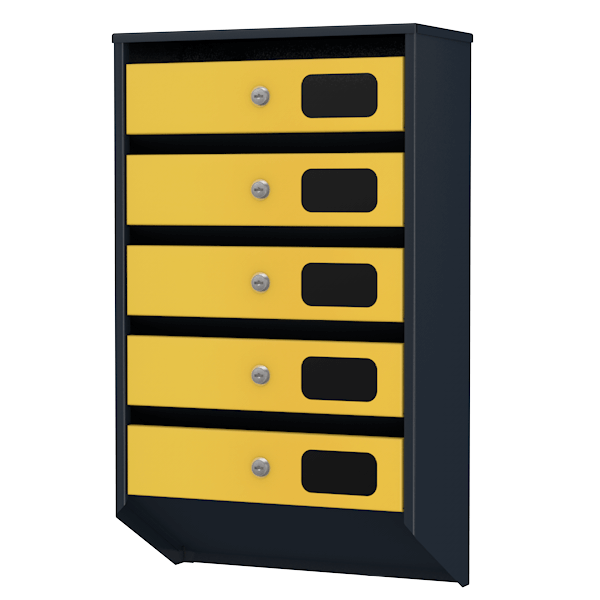 почтовый ящик на 5 квартир серия базис элит фото