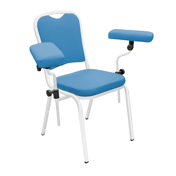 кресло для забора крови др01 синее фото