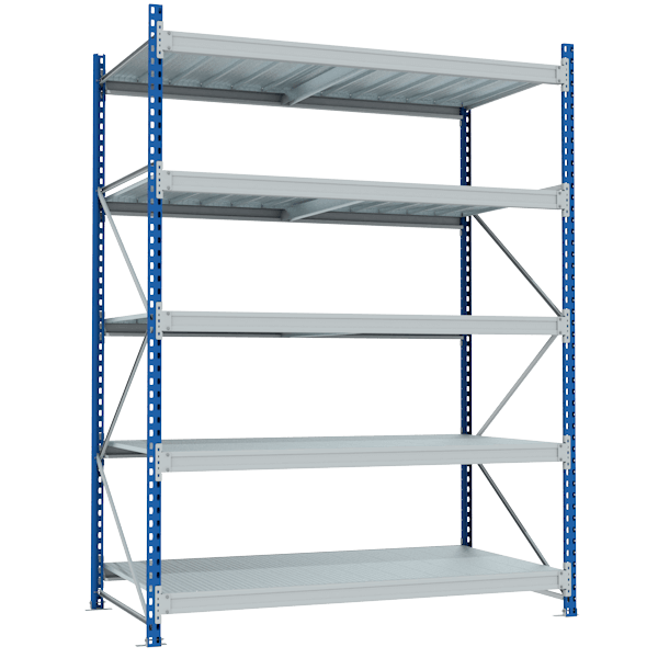 среднегрузовой стеллаж sgr 2500x1800x1000 фото