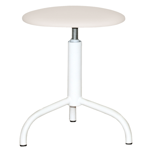 табурет винтовой т04 белый фото