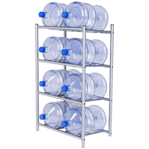 стеллаж для бутилированной воды на 8 бутылей фото