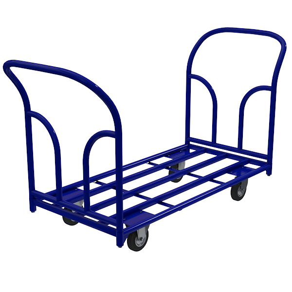тележка платформенная каркасная ткд 4 с двумя ручками фото