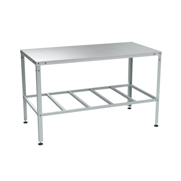стол из нержавеющей стали 870x1400x700 фото