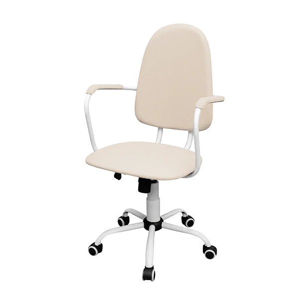 кресло для персонала кр14(1) кремовое фото