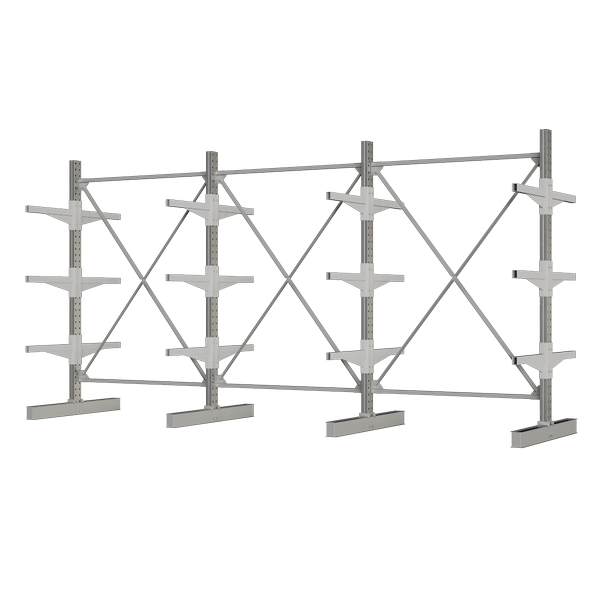 консольный стеллаж кср двухсторонний тройной фото