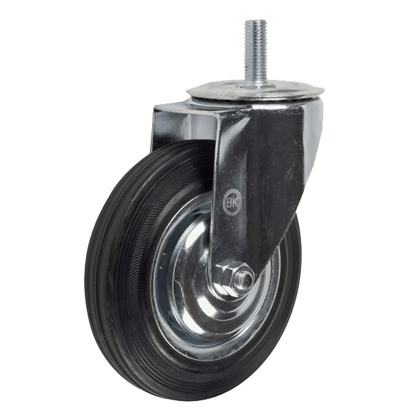 колесо промышленное поворотное (болтовое крепление) 160 мм фото