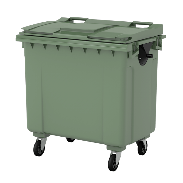контейнер мусорный пластиковый 770 литров фото