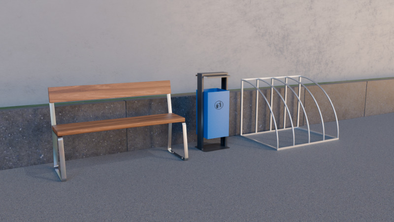 Металлическая мебель для общественных мест: прочность и долговечность