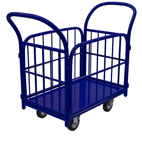 тележка платформенная с трубчатыми бортами тб 1 фото