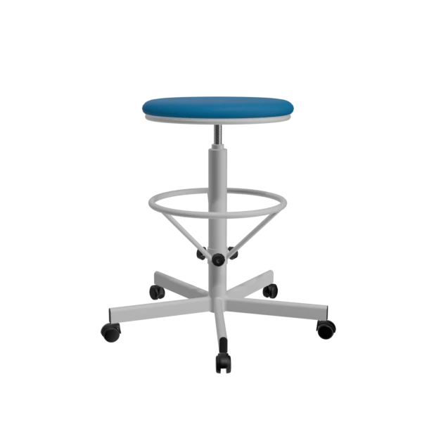 табурет с усиленной опорой для ног т03/к синий фото