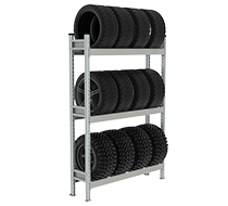 Металлические стеллажи для колес и шин