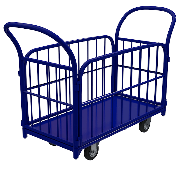 тележка платформенная с трубчатыми бортами тб 9 фото