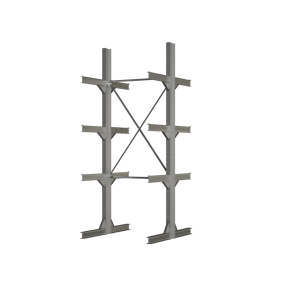 консольный стеллаж ктр двухсторонний одинарный 2296 фото