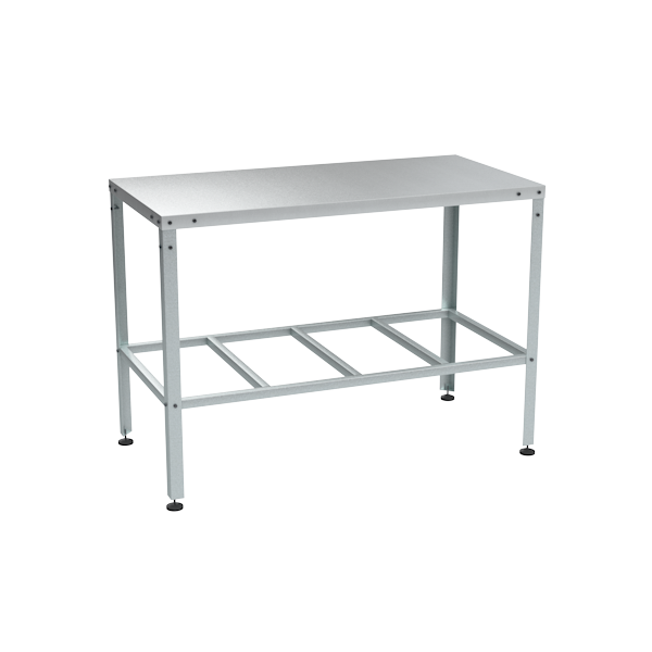 разделочный стол из нержавеющей стали 870x1200x600 фото