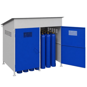 хранилище для 45  газовых баллонов сварное без настила