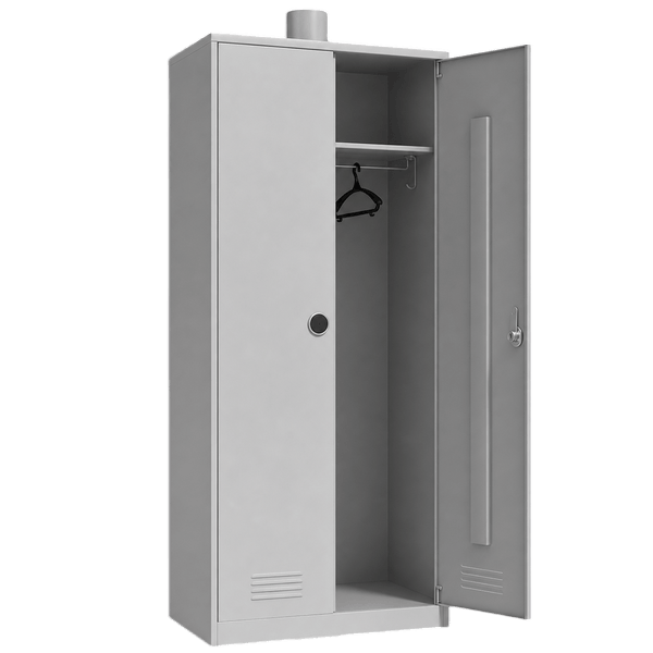 локерный шкаф 1950x800x500 с вытяжкой и электронным замком