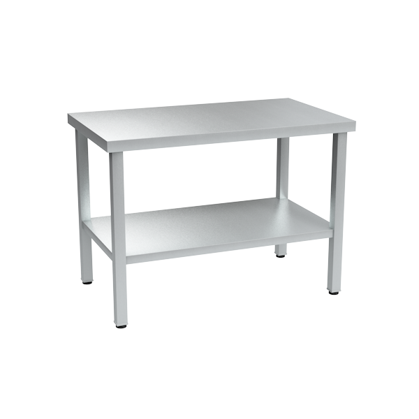 разделочный стол из нержавеющей стали 870x1200x700 фото