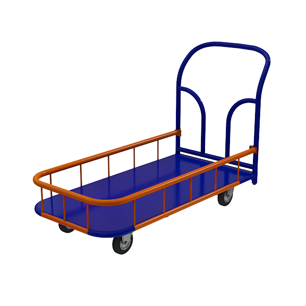 тележка платформенная с бортом тпб 4 фото