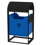 урна опрокидывающаяся напольная уон-1 фото