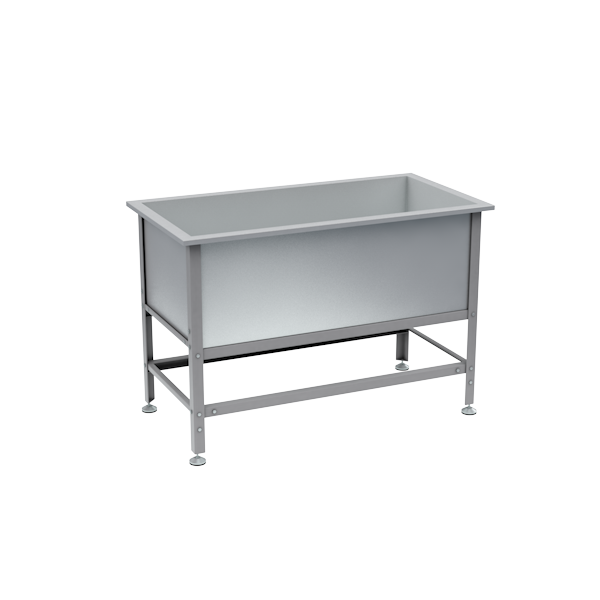 ванна моечная 1 раковина 870x1350x700 фото