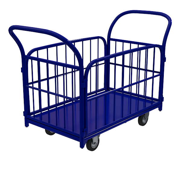 тележка платформенная с трубчатыми бортами тб 3 фото