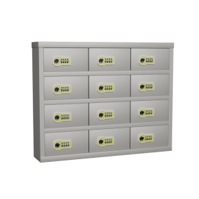 шкаф для хранения мобильных телефонов на 12 ячеек с кодовым замком фото