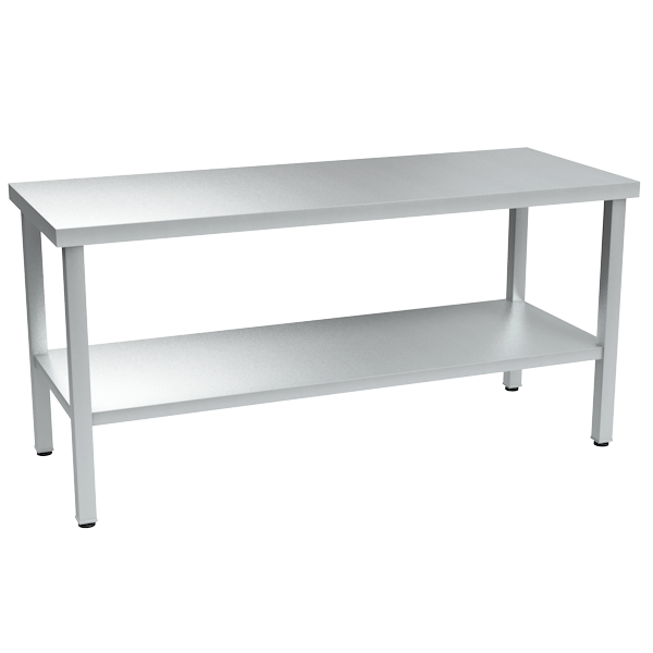 стол из нержавеющей стали ср-л 870x1800x700 фото
