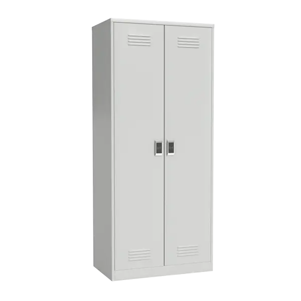 шкаф для раздевалок двухстворчатый с откидной скамьей с электронным замком фото