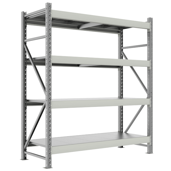 стеллаж ст-051 1800x1500x650 оцинкованные полки фото