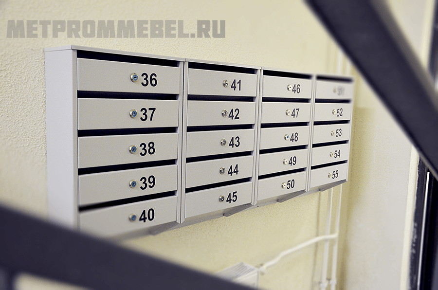 Почтовые ящики в ЖК «Юнтолово»