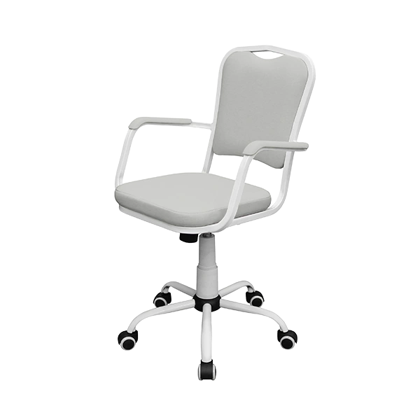 кресло для учреждений кр09(1) светло-серое фото