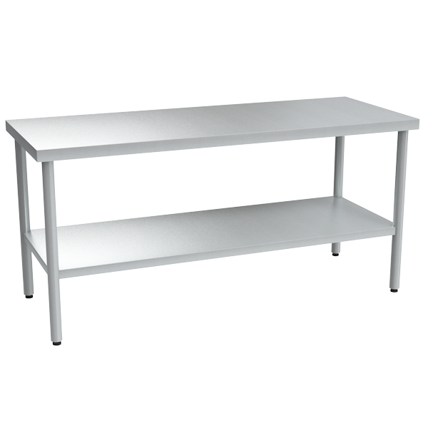 стол из нержавеющей стали ср-п 870x1800x700 фото