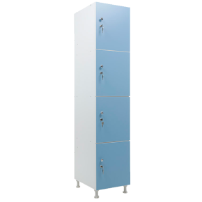 шкаф для раздевалок wl 14-40 голубой/белый фото