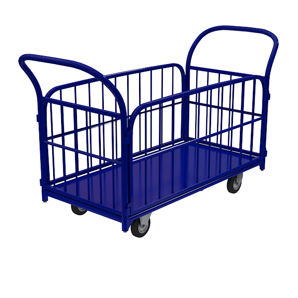 тележка платформенная с трубчатыми бортами тб 4 фото