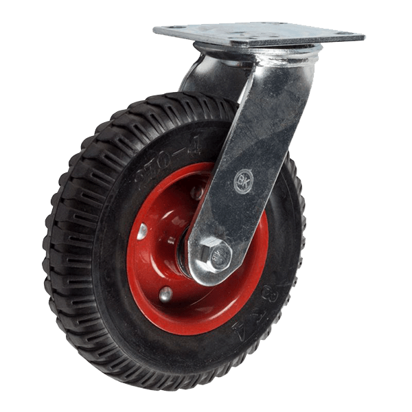 колесо литая резина с протектором 200 мм фото