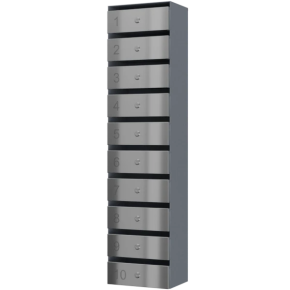 почтовый ящик 10-секционный серия ультра инокс смарт фото