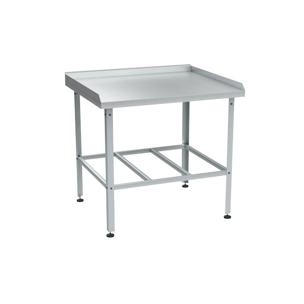 стол из нержавейки обвалочный 870x800x950 фото