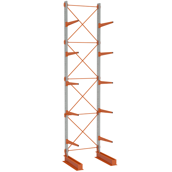 грузовой консольный стеллаж фото