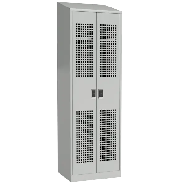 рабочий шкаф с наклонной крышей и электронным замком фото