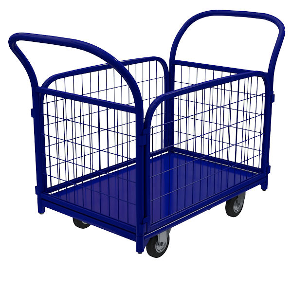 тележка платформенная с сетчатыми бортами тс 2 фото