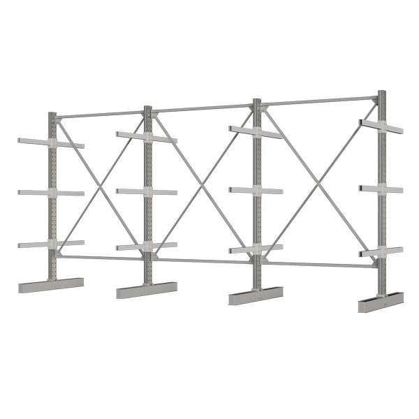 консольный стеллаж клр двухсторонний тройной 1700 фото