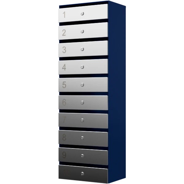 почтовый ящик 10-секционный серия ультра инокс фото