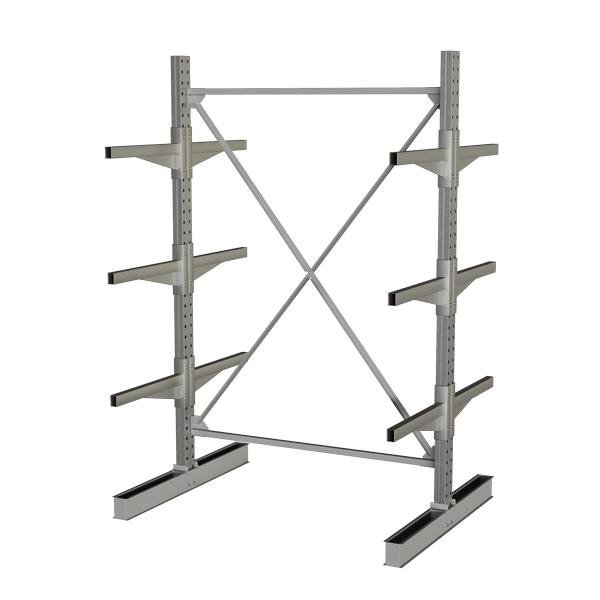 консольный стеллаж кср двухсторонний двойной фото