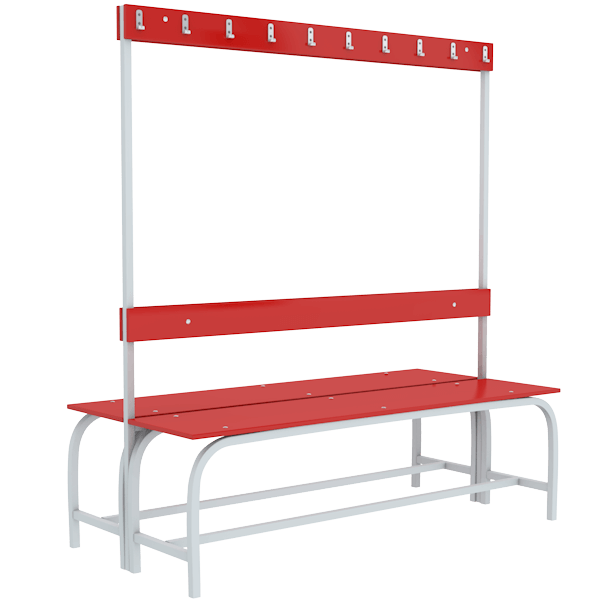 скамья для спортивных раздевалок двухсторонняя лдсп фото