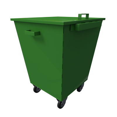 Металлические мусорные контейнеры для ТБО на 660 литров