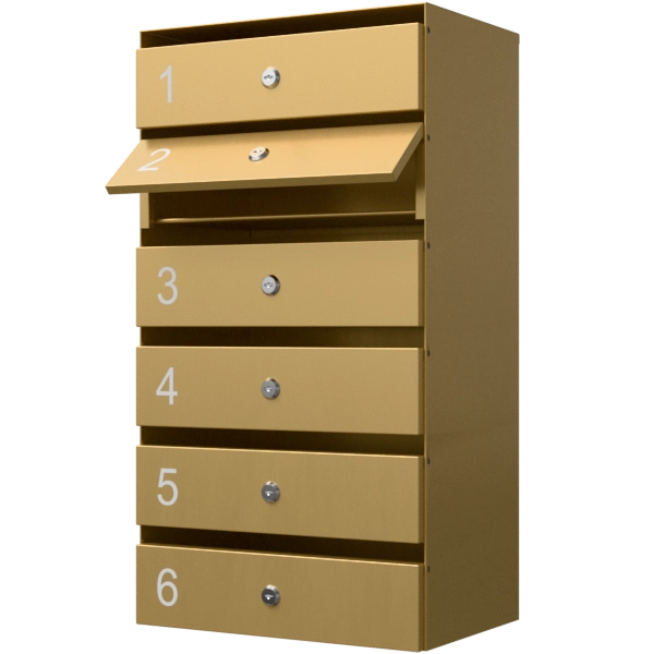 почтовый ящик 6-секционный серия ультра фото